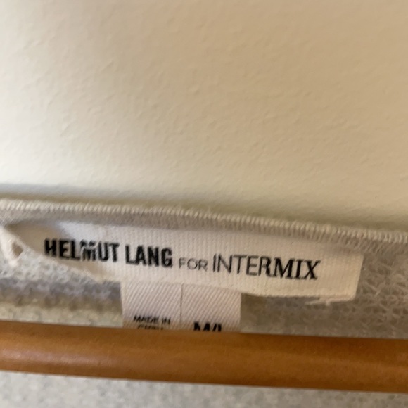 Helmut Lang for Intermix Gray Light Poncho Sweater - Picture 5 of 7